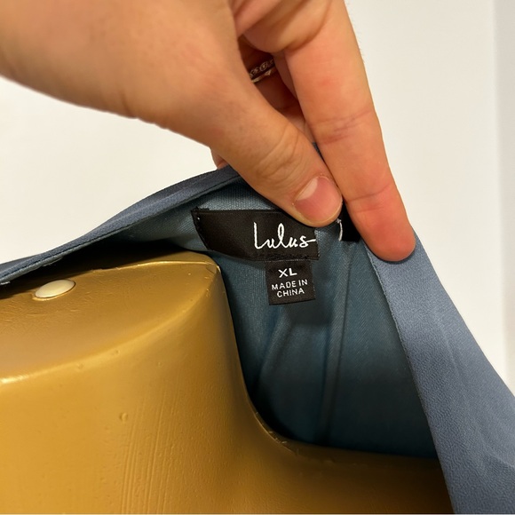 LULUS Light Blue Formal Dress Size XL - Picture 5 of 7